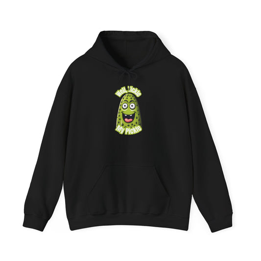 Hooded Sweatshirt - Well Tickle My Pickle Funny Design